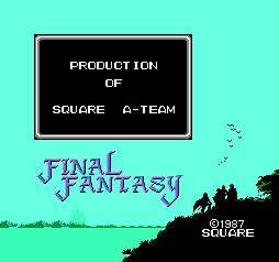 Final Fantasy (Japan) Title Screen